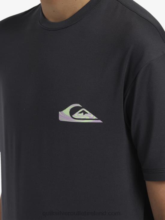 Boys Quiksilver 8-16 Mix Session UPF 50 Short Sleeve Surf Tee N02TD2012 tarmac