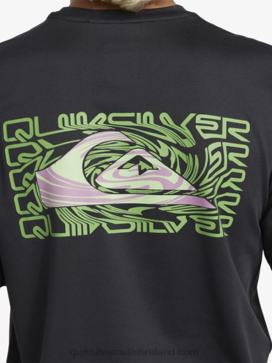 Boys Quiksilver 8-16 Mix Session UPF 50 Short Sleeve Surf Tee N02TD2012 tarmac