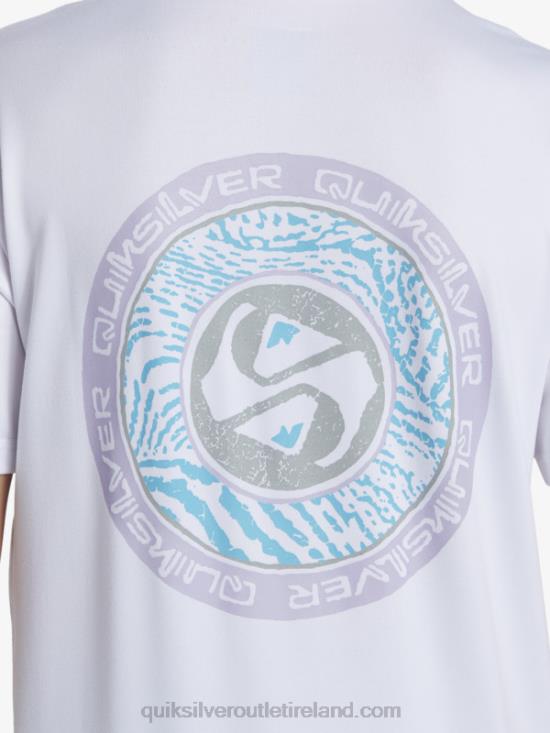 Boys Quiksilver 8-16 Mix Session UPF 50 Short Sleeve Surf Tee N02TD2014 snow white