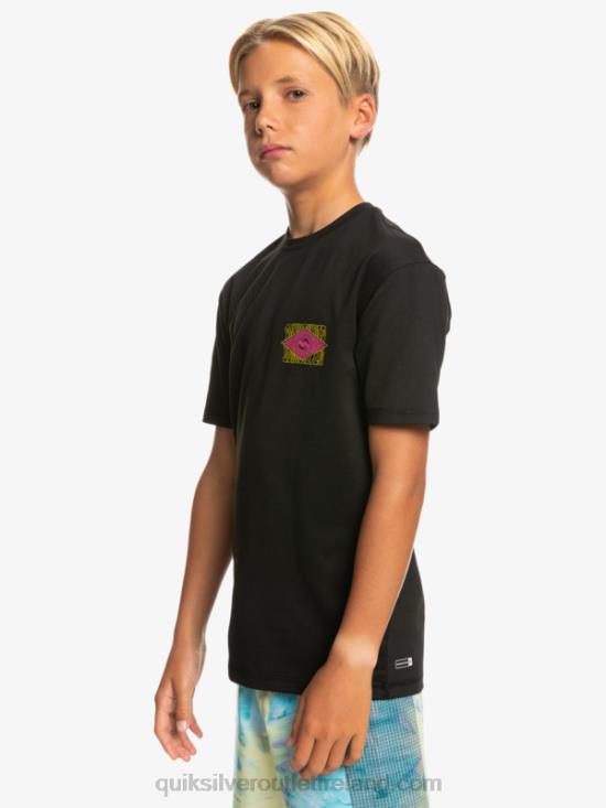 Boys Quiksilver 8-16 Radical UPF 50 Surf T-Shirt N02TD2011 black
