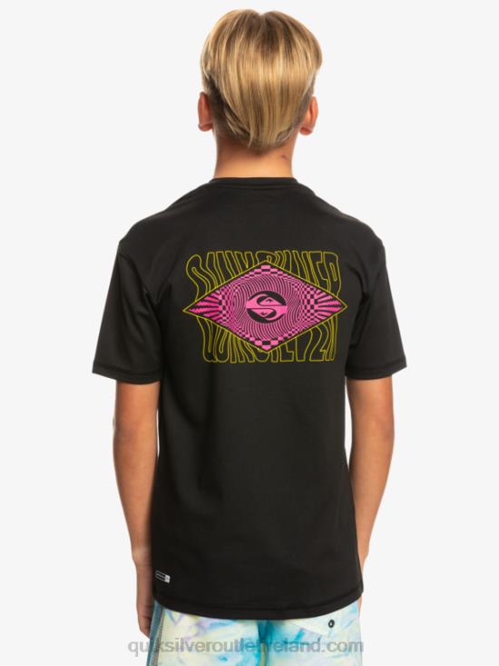 Boys Quiksilver 8-16 Radical UPF 50 Surf T-Shirt N02TD2011 black