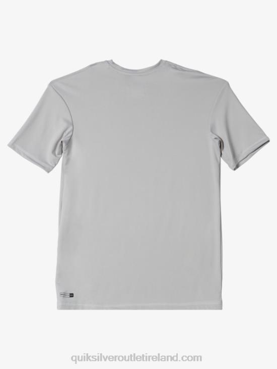 Boys Quiksilver 8-16 Solid Streak Short Sleeve UPF 50 Surf T-Shirt N02TD2135 gray violet