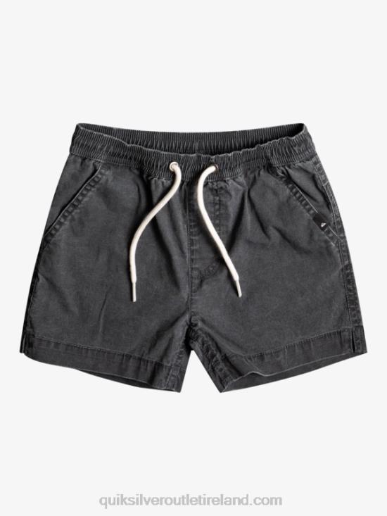 Boys Quiksilver 2-7 Taxer Elastic Shorts N02TD2214 black