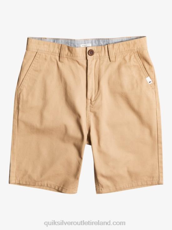 Boys Quiksilver 8-16 Everyday 17 Chino Shorts N02TD2288 incense