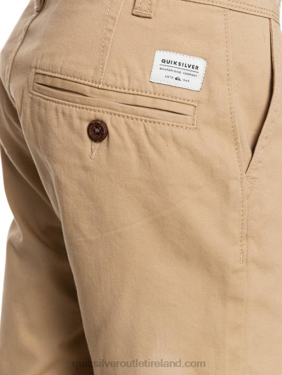 Boys Quiksilver 8-16 Everyday 17 Chino Shorts N02TD2288 incense