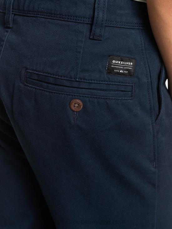Boys Quiksilver 8-16 Everyday 17 Chino Shorts N02TD2289 navy blazer