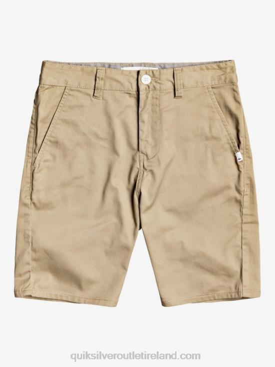 Boys Quiksilver 8-16 New Everyday Union Stretch Chino Shorts N02TD2111 elmwood