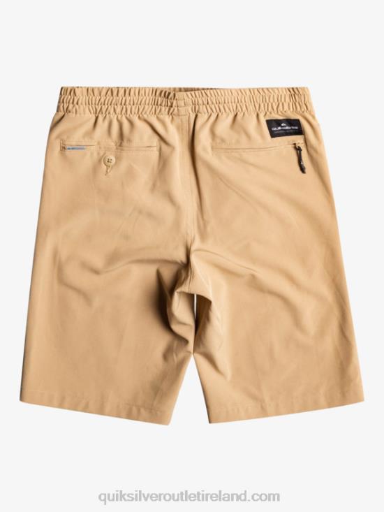 Boys Quiksilver 8-16 Ocean Elastic Amph Yth 18 Hybrid Shorts N02TD2257 plage