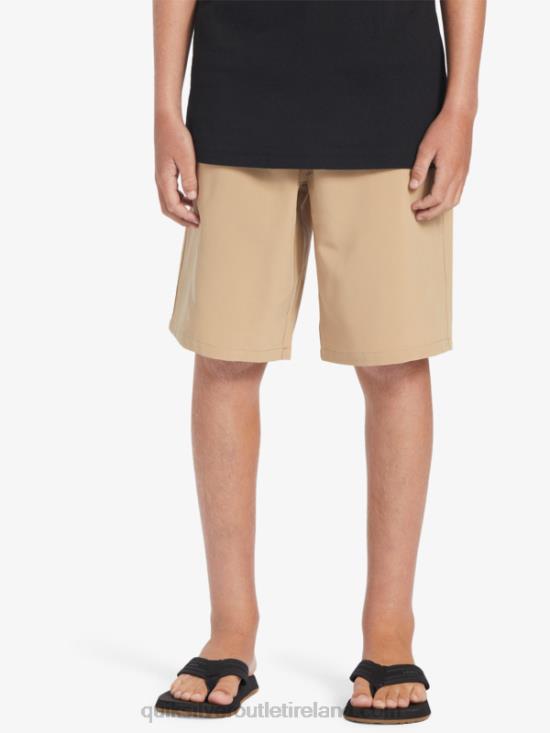 Boys Quiksilver 8-16 Ocean Elastic Amph Yth 18 Hybrid Shorts N02TD2257 plage