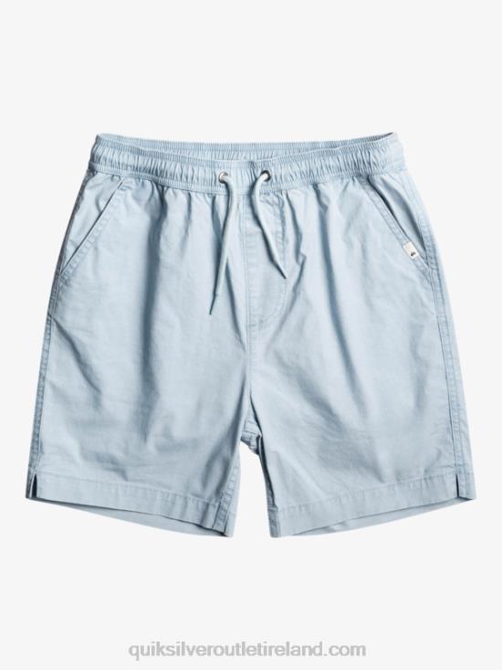 Boys Quiksilver 8-16 Taxer 15 Elastic Waist Shorts N02TD2082 celestial blue