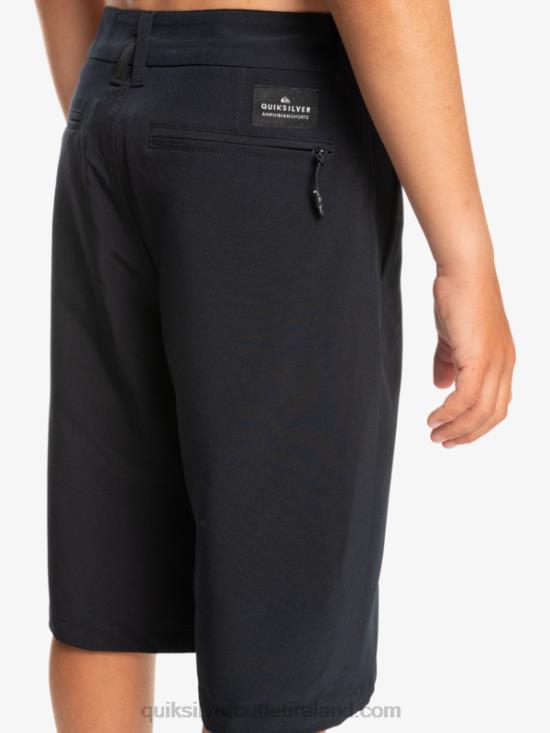 Boys Quiksilver 8-16 Union Amphibian 19 Hybrid Shorts N02TD2237 black