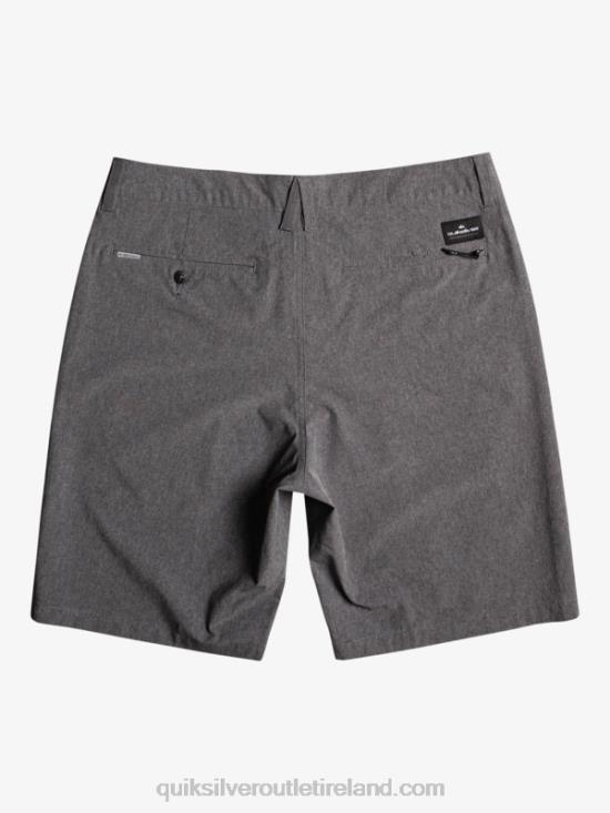Boys Quiksilver 8-16 Union Heather Amphibian 19 Hybrid Shorts N02TD2313 black