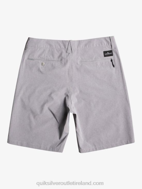 Boys Quiksilver 8-16 Union Heather Amphibian 19 Hybrid Shorts N02TD2314 sleet