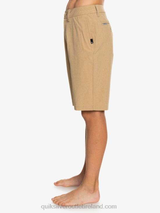 Boys Quiksilver 8-16 Union Heather Amphibian 19 Hybrid Shorts N02TD2315 plage
