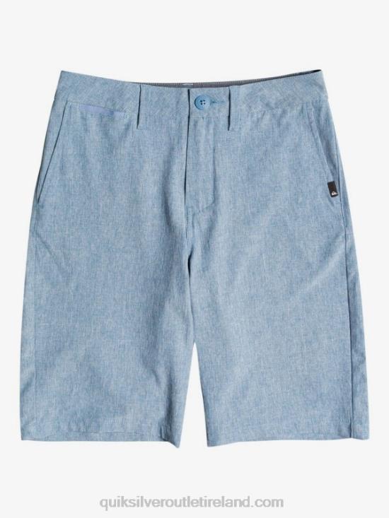 Boys Quiksilver 8-16 Union Heather Amphibian 19 Hybrid Shorts N02TD2327 captains blue