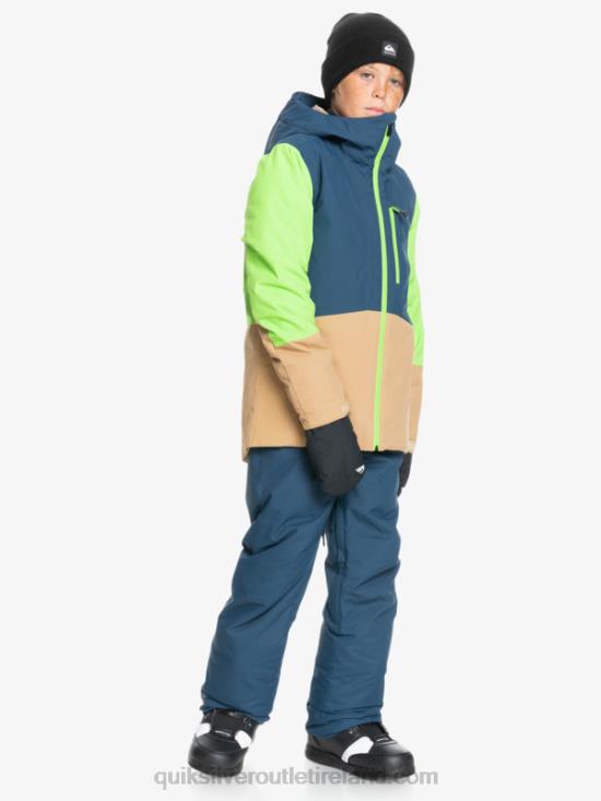 Boys Quiksilver 8-16 Estate Insulated Blue Snow Pants 8-16 N02TD2292 insignia blue