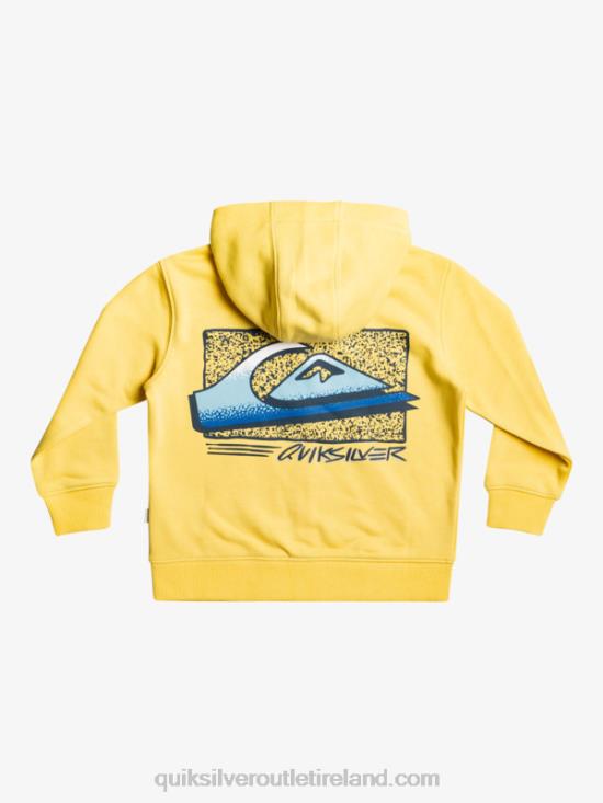Boys Quiksilver 2-7 Retro Risks Zip-Up Hoodie N02TD2235 snapdragon