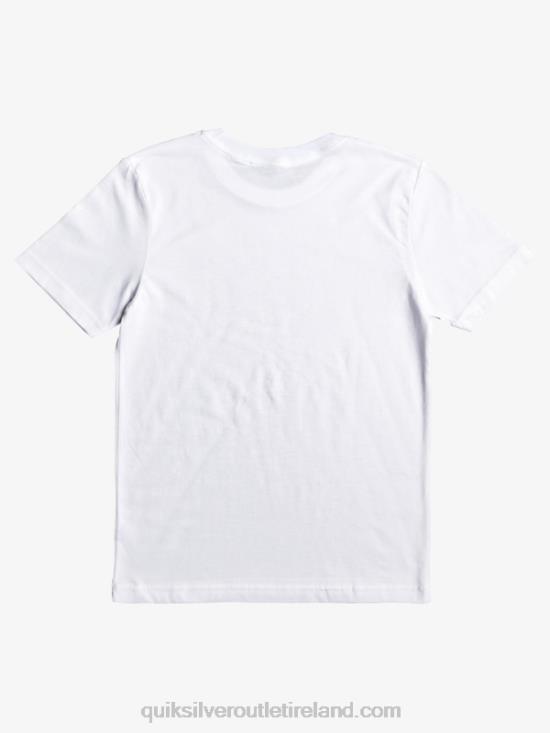 Boys Quiksilver 2-7 At Risks T-shirt N02TD2170 white