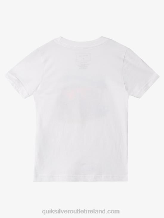 Boys Quiksilver 2-7 Double Parked T-Shirt N02TD1973 white
