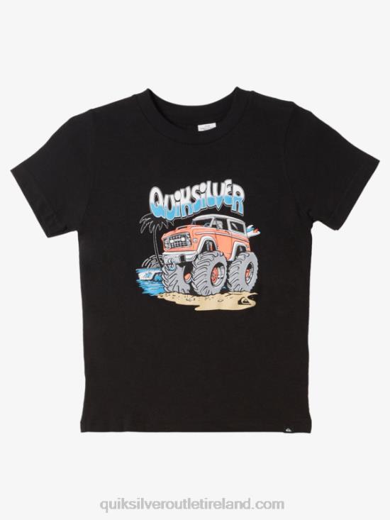 Boys Quiksilver 2-7 Double Parked T-Shirt N02TD1974 black