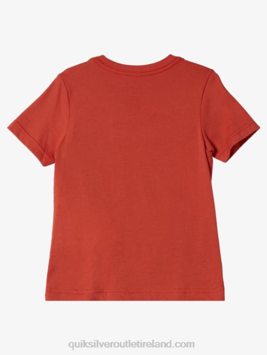 Boys Quiksilver 2-7 Light Tunnel T-shirt N02TD2128 mecca orange