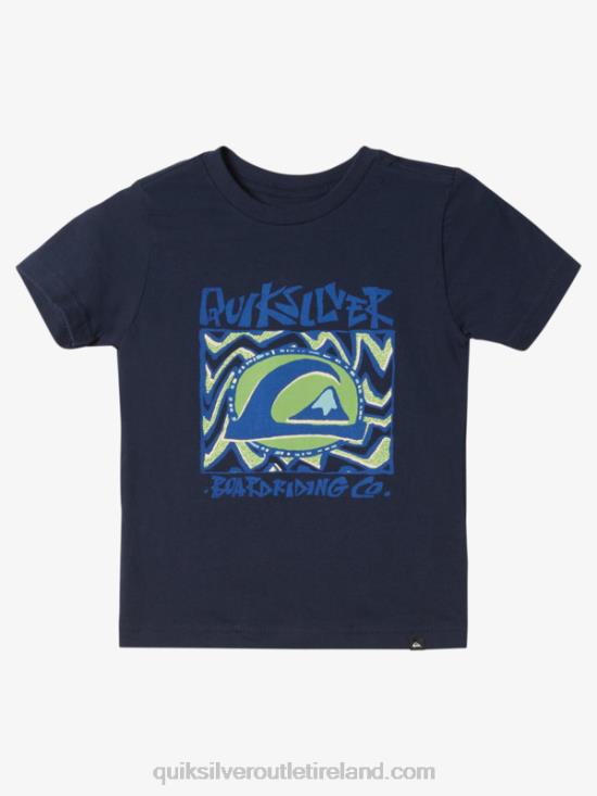 Boys Quiksilver 2-7 Midnight Sun T-Shirt N02TD1963 navy blazer