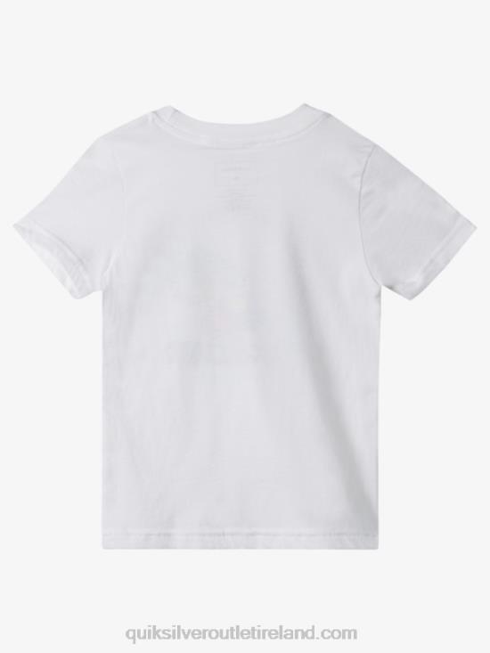 Boys Quiksilver 2-7 Peaceful Mind T-Shirt N02TD1937 white