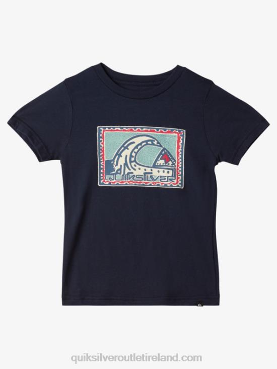 Boys Quiksilver 2-7 Rad Heritage T-shirt N02TD1959 navy blazer