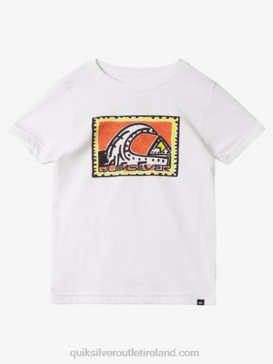 Boys Quiksilver 2-7 Rad Heritage T-shirt N02TD1960 white