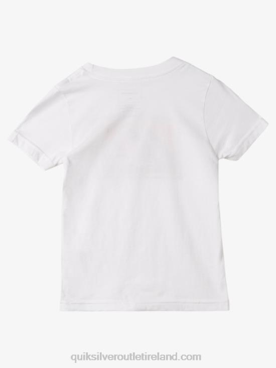 Boys Quiksilver 2-7 Rad Heritage T-shirt N02TD1960 white