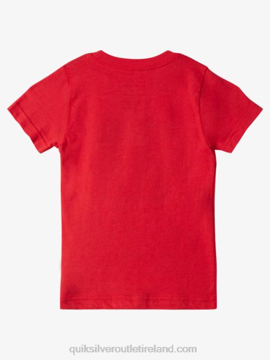 Boys Quiksilver 2-7 Summer Feel T-Shirt N02TD1976 high risk red
