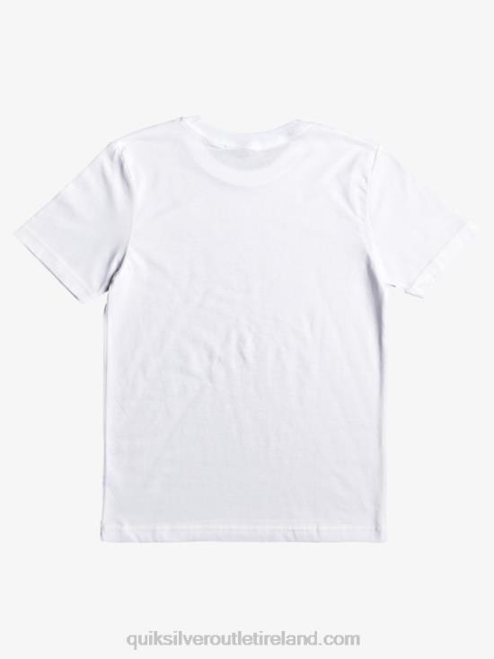 Boys Quiksilver 8-16 Between The Lines T-shirt N02TD2090 white