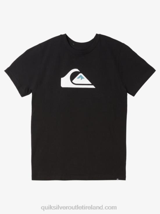 Boys Quiksilver 8-16 Comp Logo T-Shirt N02TD1961 black