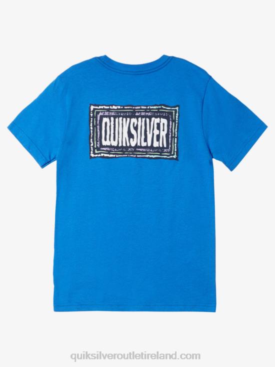 Boys Quiksilver 8-16 Echoed Beat T-Shirt N02TD1979 turkish sea