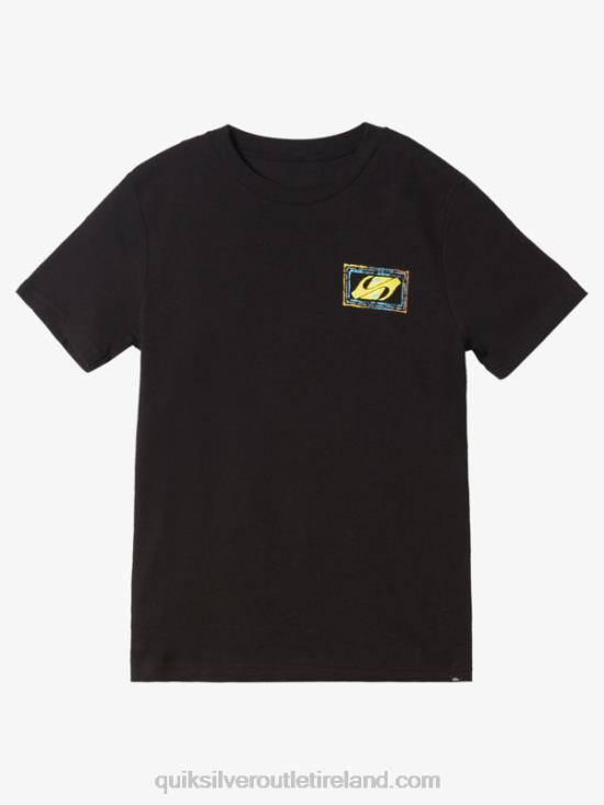 Boys Quiksilver 8-16 Echoed Beat T-Shirt N02TD1981 black