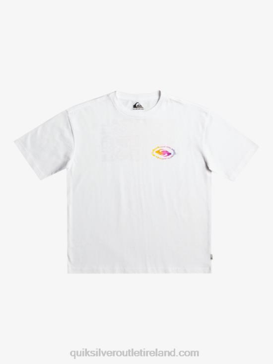 Boys Quiksilver 8-16 Radical Flag T-Shirt N02TD1967 white