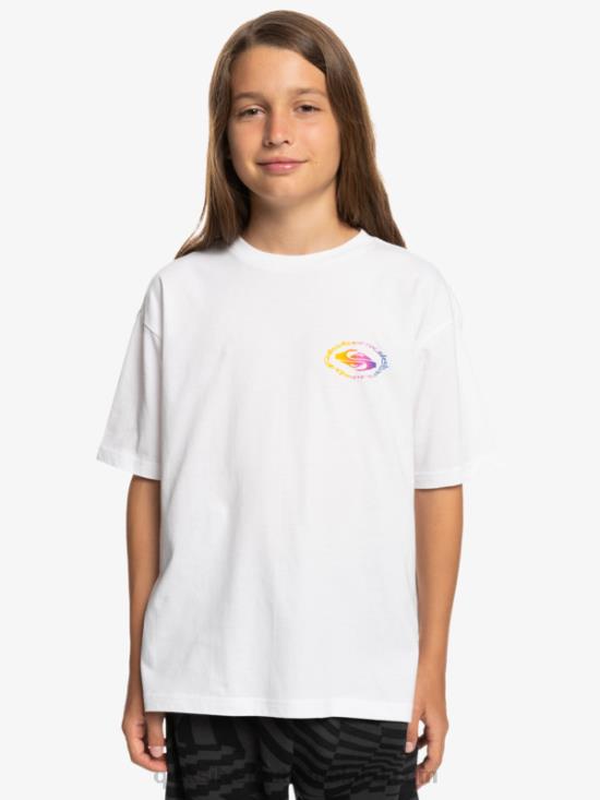 Boys Quiksilver 8-16 Radical Flag T-Shirt N02TD1967 white