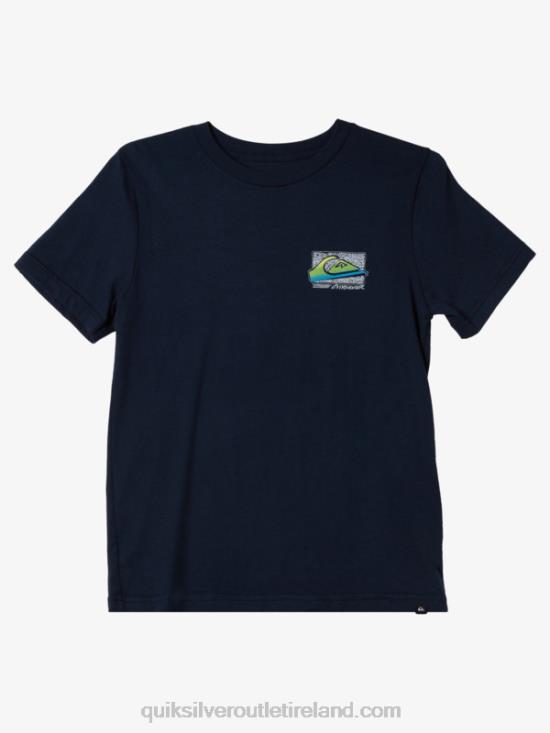 Boys Quiksilver 8-16 Retro Fade T-shirt N02TD2125 navy blazer