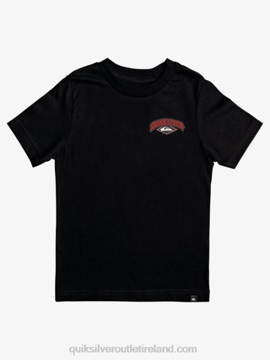 Boys Quiksilver 8-16 Surfer Oftune T-shirt N02TD2177 black