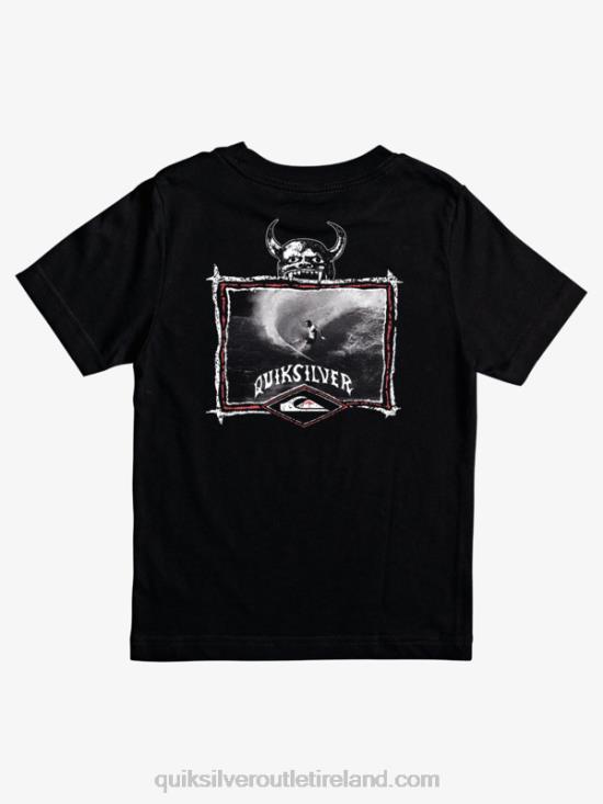 Boys Quiksilver 8-16 Surfer Oftune T-shirt N02TD2177 black
