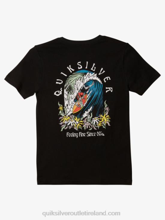 Boys Quiksilver 8-16 The Original Barrel T-shirt N02TD1940 black