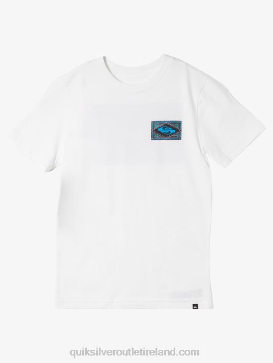 Boys Quiksilver 8-16 Vibing T-Shirt N02TD1943 white
