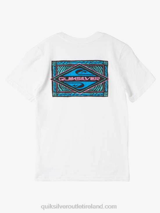Boys Quiksilver 8-16 Vibing T-Shirt N02TD1943 white