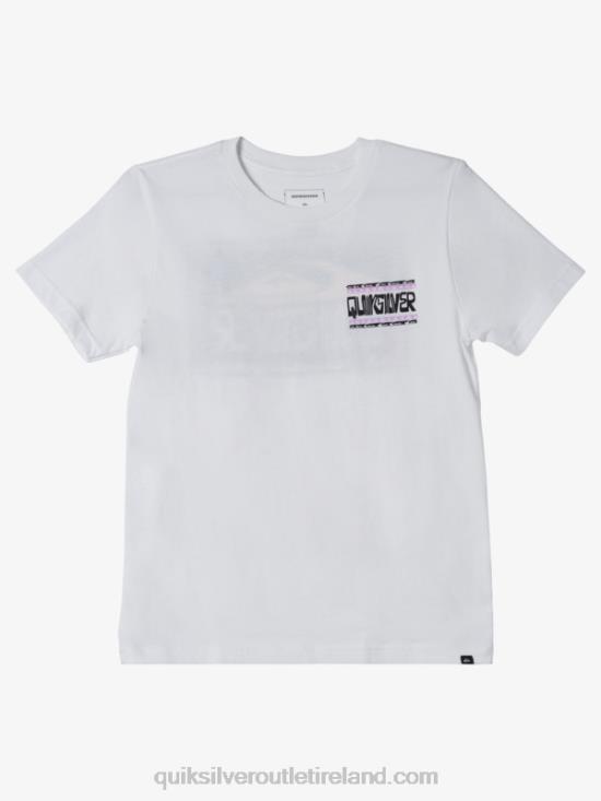 Boys Quiksilver 8-16 Warped Frames T-shirt N02TD2155 white