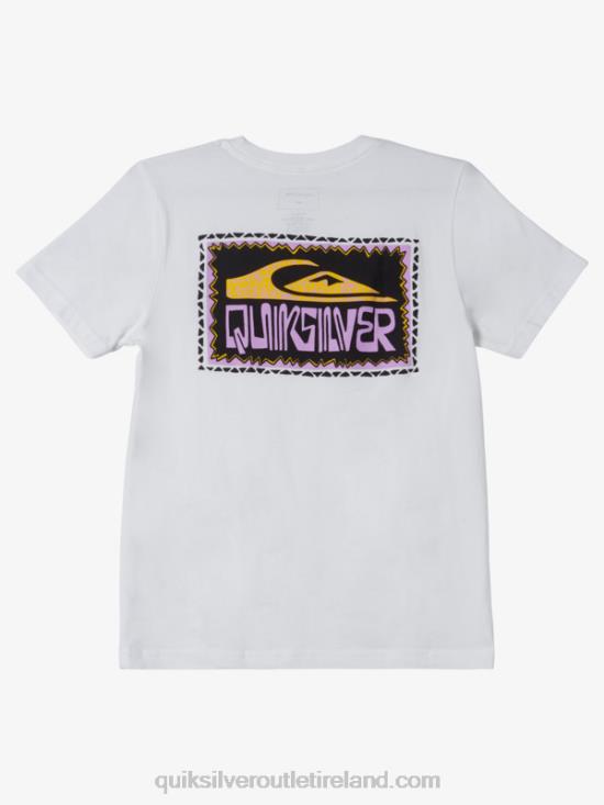 Boys Quiksilver 8-16 Warped Frames T-shirt N02TD2155 white