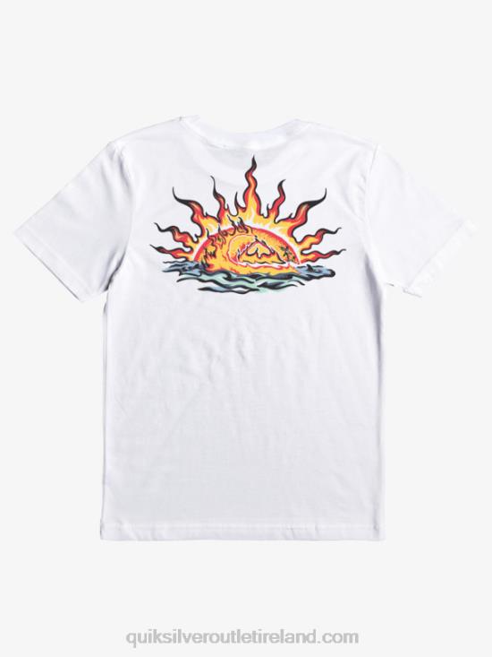 Boys Quiksilver 8-16 Waves Guardian T-shirt N02TD2229 white