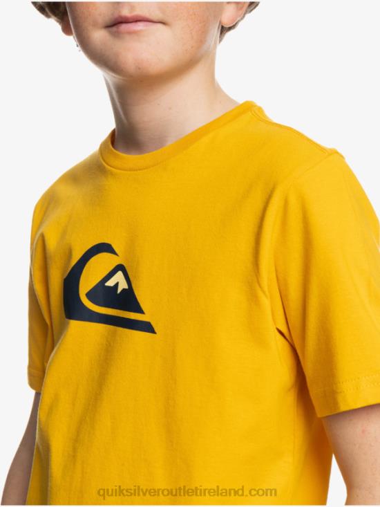 Boys Quiksilver Comp Logo - T-Shirt N02TD2316 golden rod