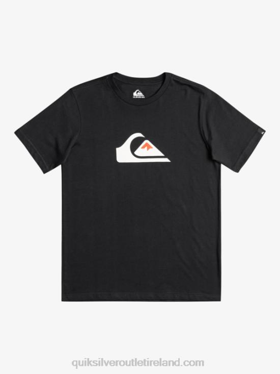 Boys Quiksilver Comp Logo - T-Shirt N02TD2317 black