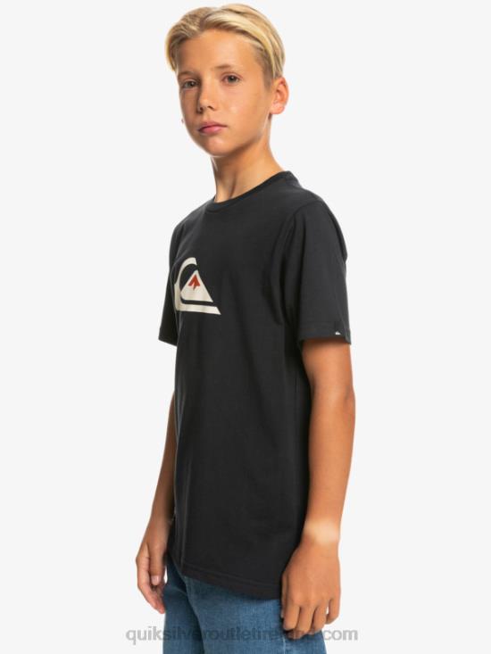 Boys Quiksilver Comp Logo - T-Shirt N02TD2317 black