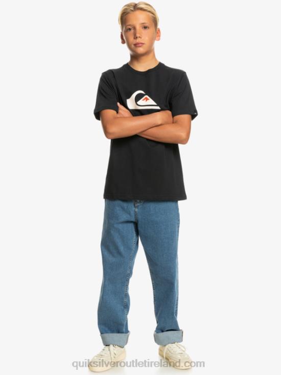 Boys Quiksilver Comp Logo - T-Shirt N02TD2317 black